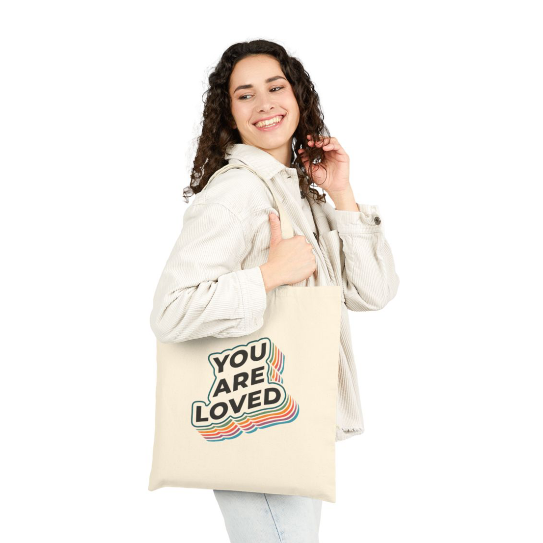 You Are Loved - Canvas Tote Bag